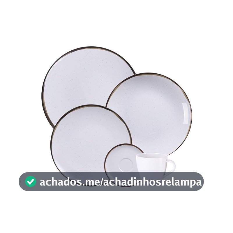Aparelho de Jantar Tramontina Canyon em Porcelana Decorada 20 Peças