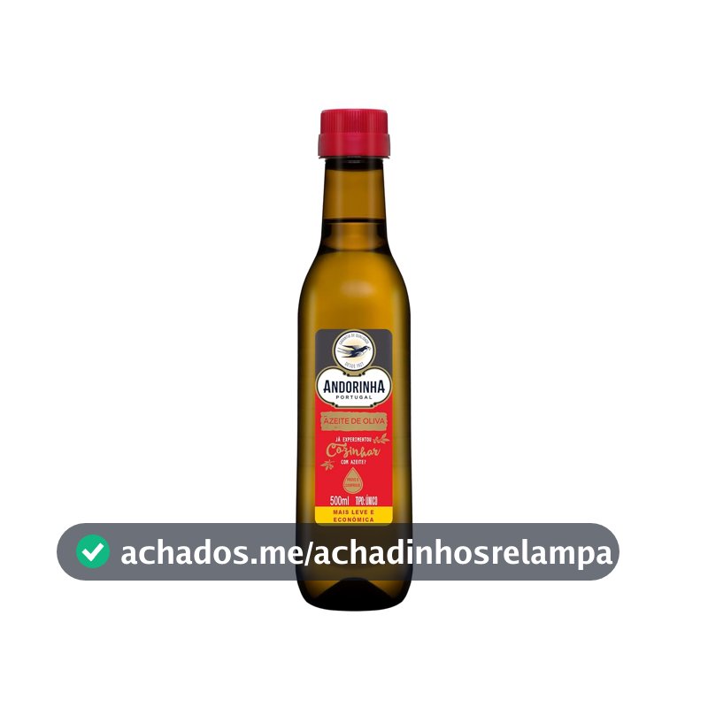 Azeite de Oliva Andorinha Puro PET 500ml