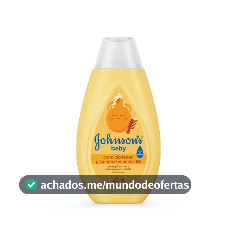 Condicionador Johnson's Baby, 200ml