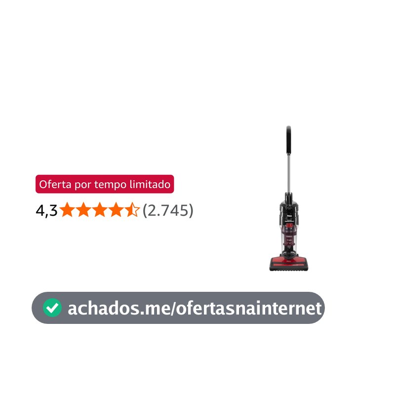 Philco Aspirador Pó Vertical Power Clean 2000W PAS4000V 127V