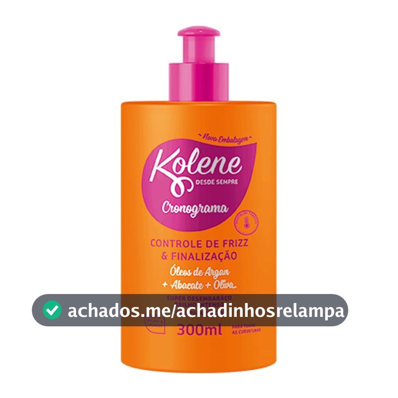 Creme para Pentear Kolene Cronograma Controle de Frizz 300ml
