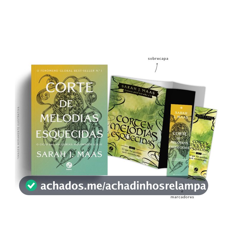 Corte de melodias esquecidas (Vol. 7 Corte de espinhos e rosas) - acompanha sobrecapa e marcadores