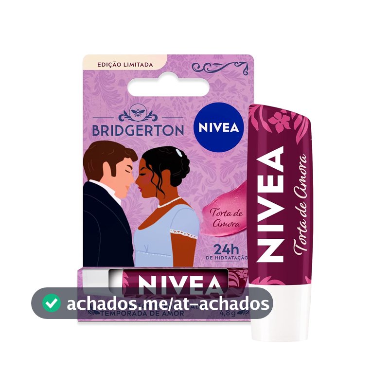 NIVEA Hidratante Labial Torta de Amora Ed. Limitada Bridgerton 4,8g