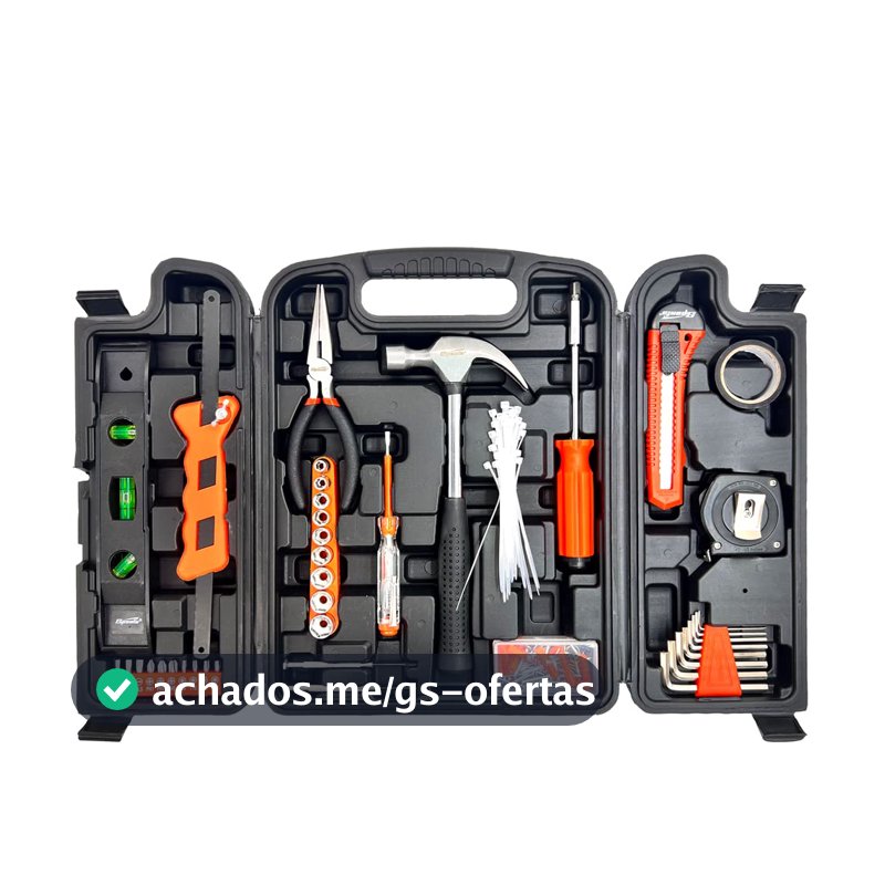 Sparta Maleta de ferramentas kit com 165 peças