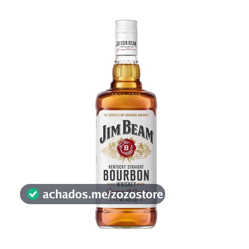 Bourbon Whiskey Jim Beam White 1L