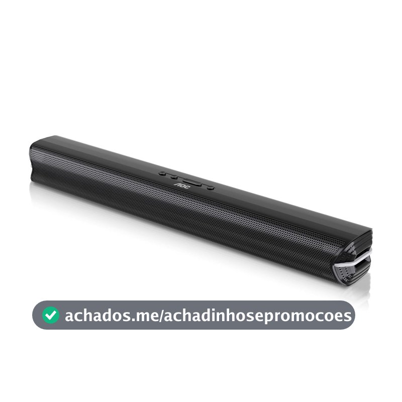 AOC ACS2410 Caixa de Som Soundbar 2.0 Canais