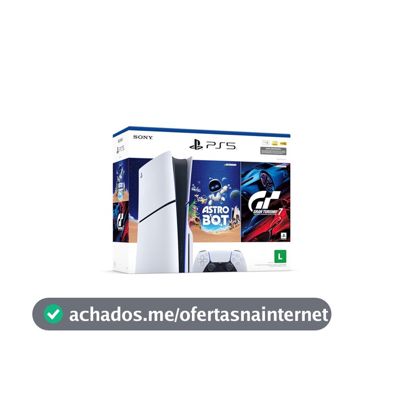 PlayStation®5 Slim Disk - Pacote ASTRO BOT e Gran Turismo 7