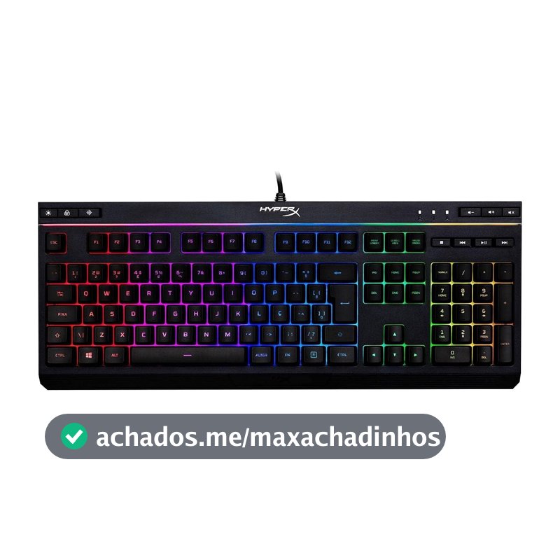 HyperX Teclado Gamer HyperX Alloy Core RGB, ABNT2, PRETO