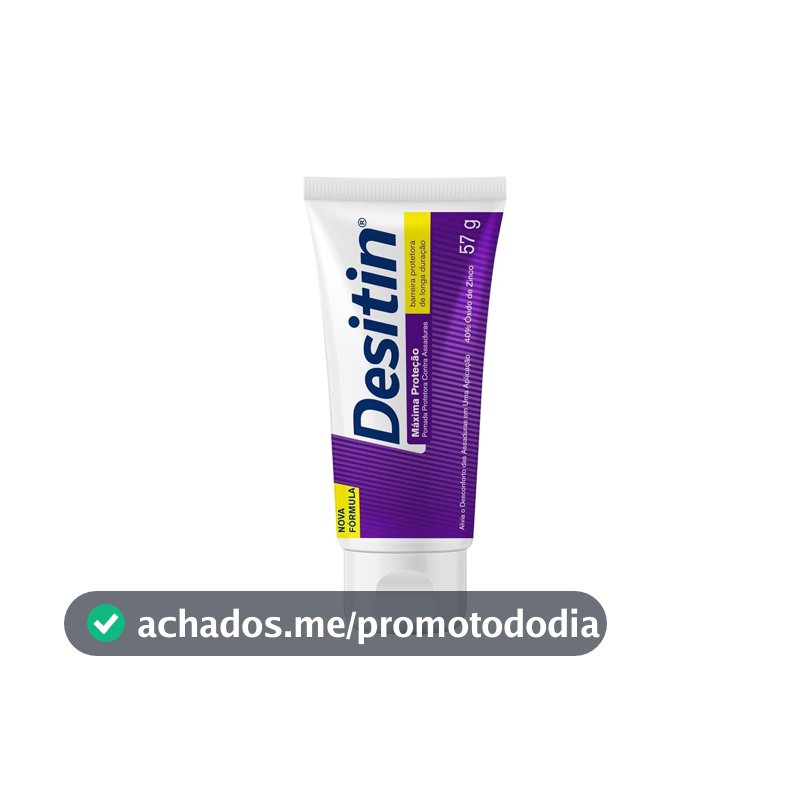 Creme Preventivo de Assaduras para Bebês Desitin, Máxima Proteção, 57g