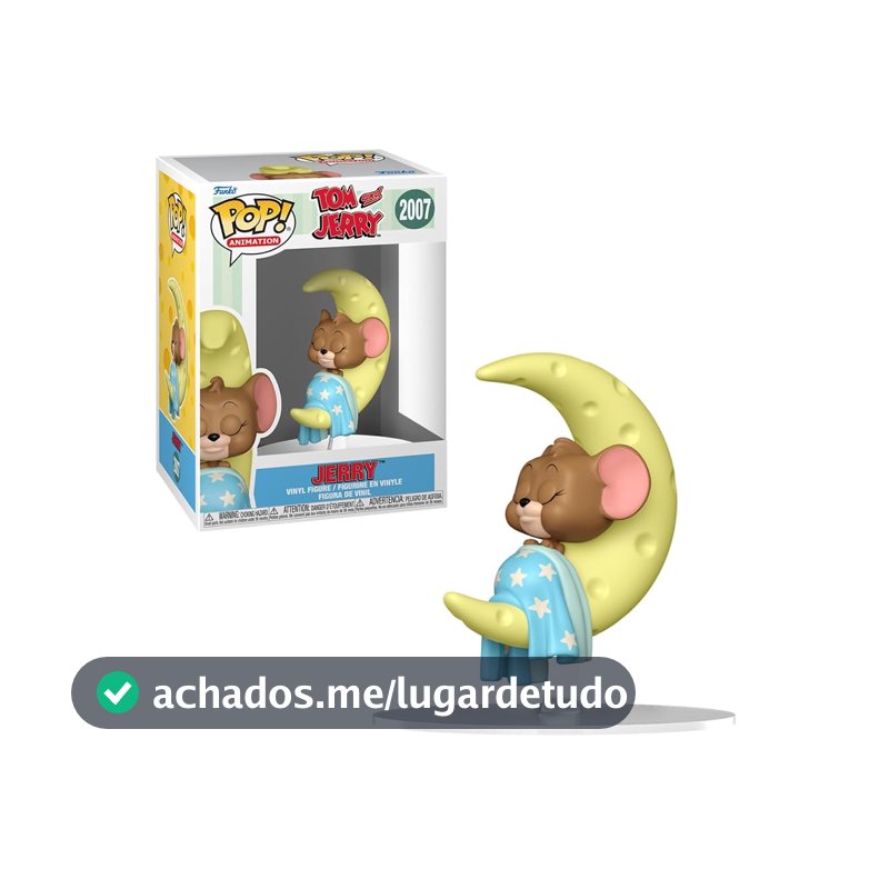 Candide, Boneco, Funko POP! Jerry na Lua de Queijo, Tom & Jerry - 9 cm