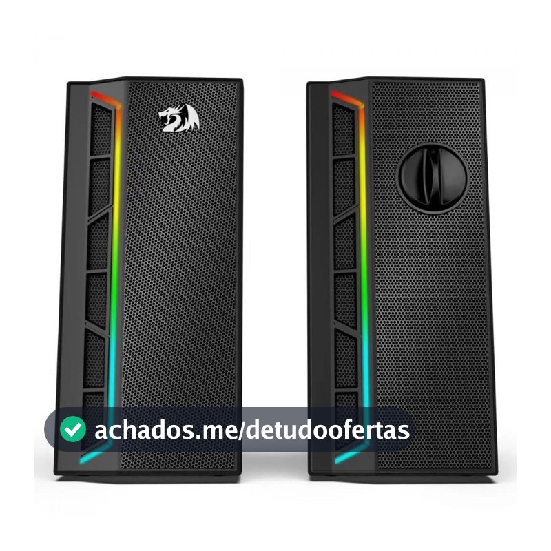 CAIXA DE SOM GAMER CALLIOPE RGB PRETO