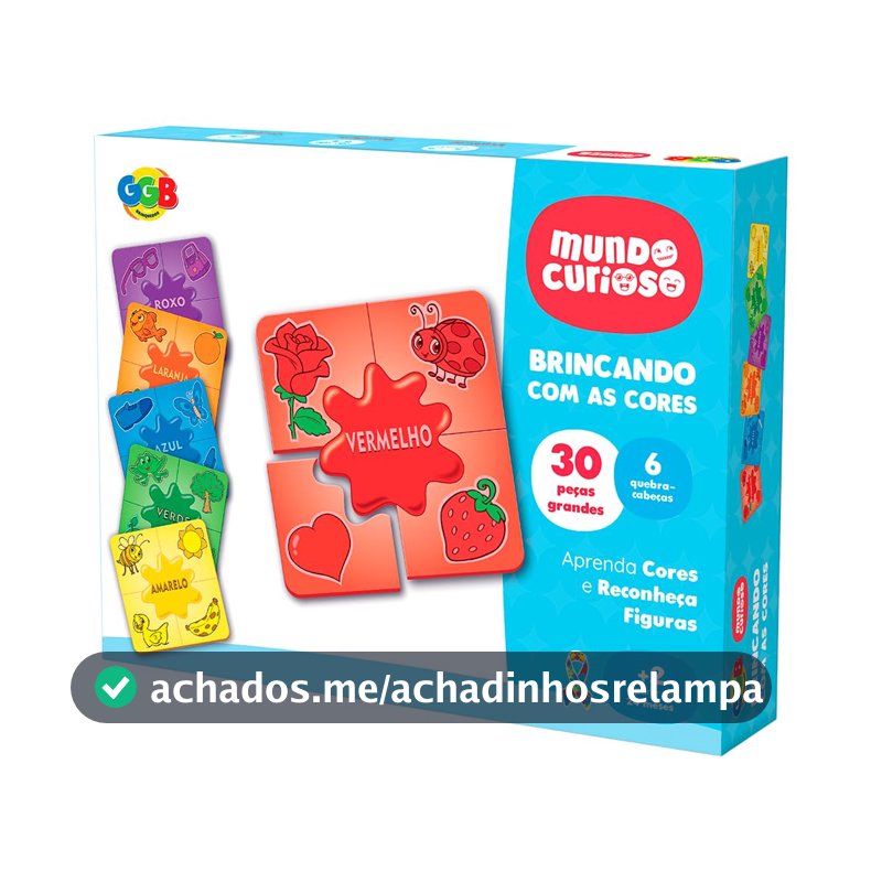 GGB Jogo Infantil Brincando com as Cores
