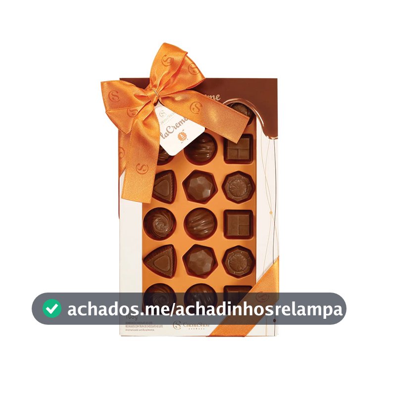 Caixa de bombons laCreme 108g Cacau Show