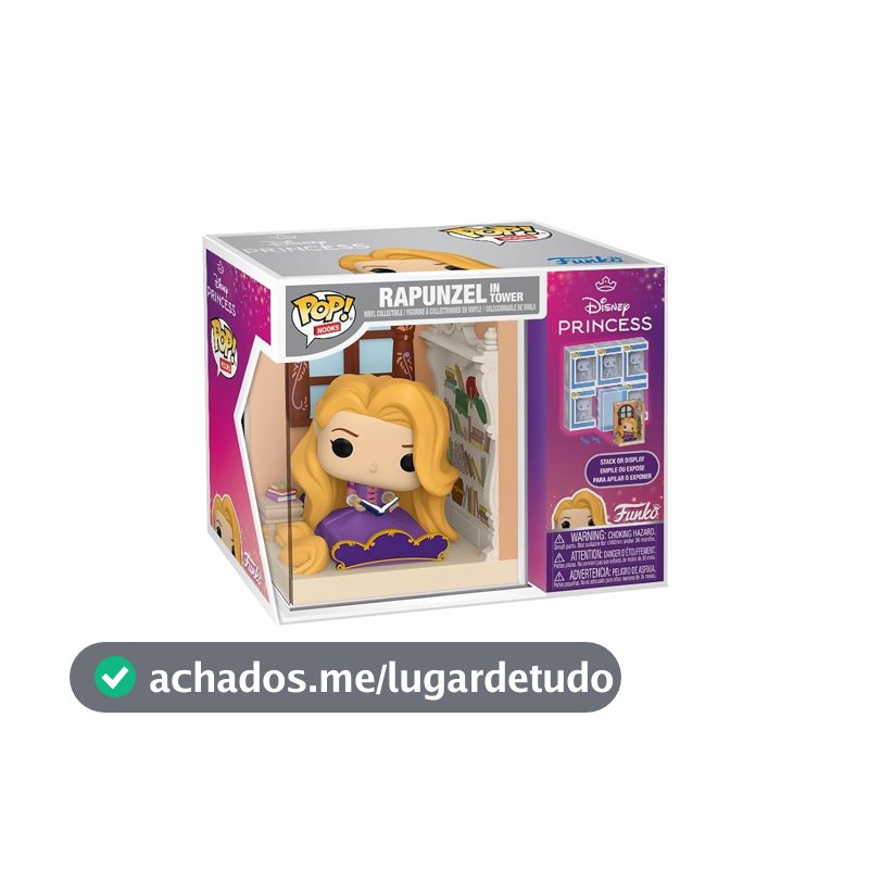 Funko Pop! Nooks: Enrolados – Rapunzel na Torre – Boneco de vinil colecionável – Ideia de presente – Mercadoria oficial – Brinquedos para crianças e adultos – Fãs da Disney – Figura modelo para
