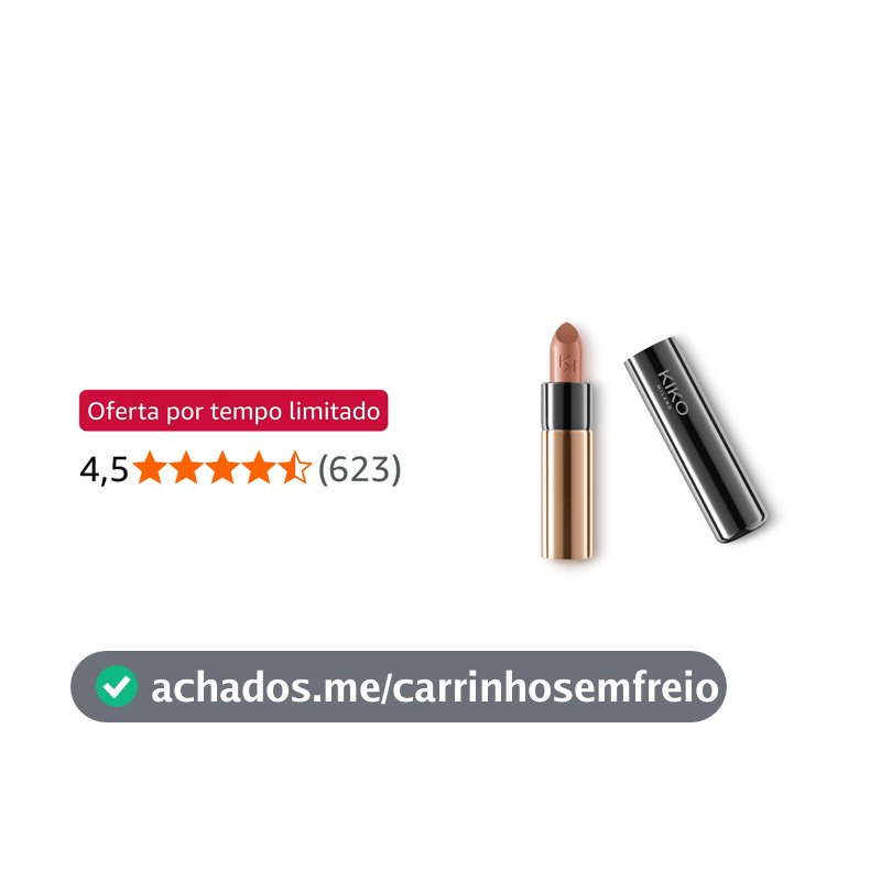 KIKO MILANO, Gossamer Emotion Creamy Lipstick, Batom,