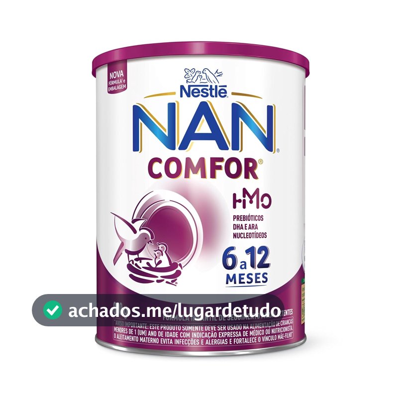 Fórmula Infantil NAN Comfor 2, 800g