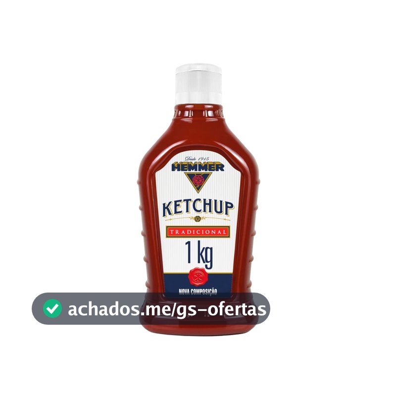 Hemmer Ketchup Tradicional Bisnaga 1kg