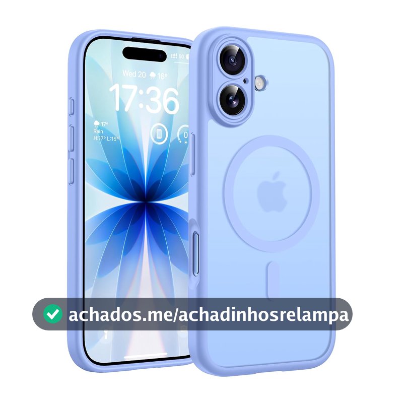 TOCOL Capa Capinha para iPhone 17 Case 6.3 Pol, Azul Claro