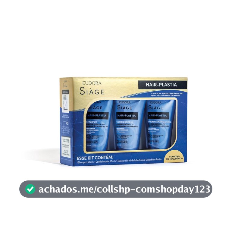 KIT SIAGE HAIR PLASTIA MINI