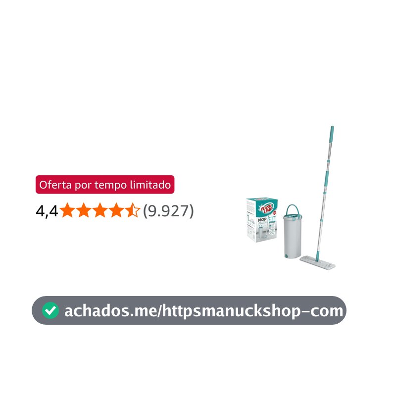 Flash Limp, MOP6088 FIT - Mop Lava e Seca, Verde - PP
