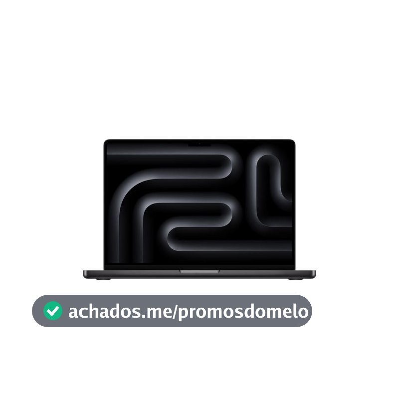 Apple 2025 MacBook Pro (de 14 polegadas, Chip M5 da Apple com CPU de 10 núcleos e GPU de 10 núcleos., 32GB Memória unificada, 1 TB) - Preto-espacial