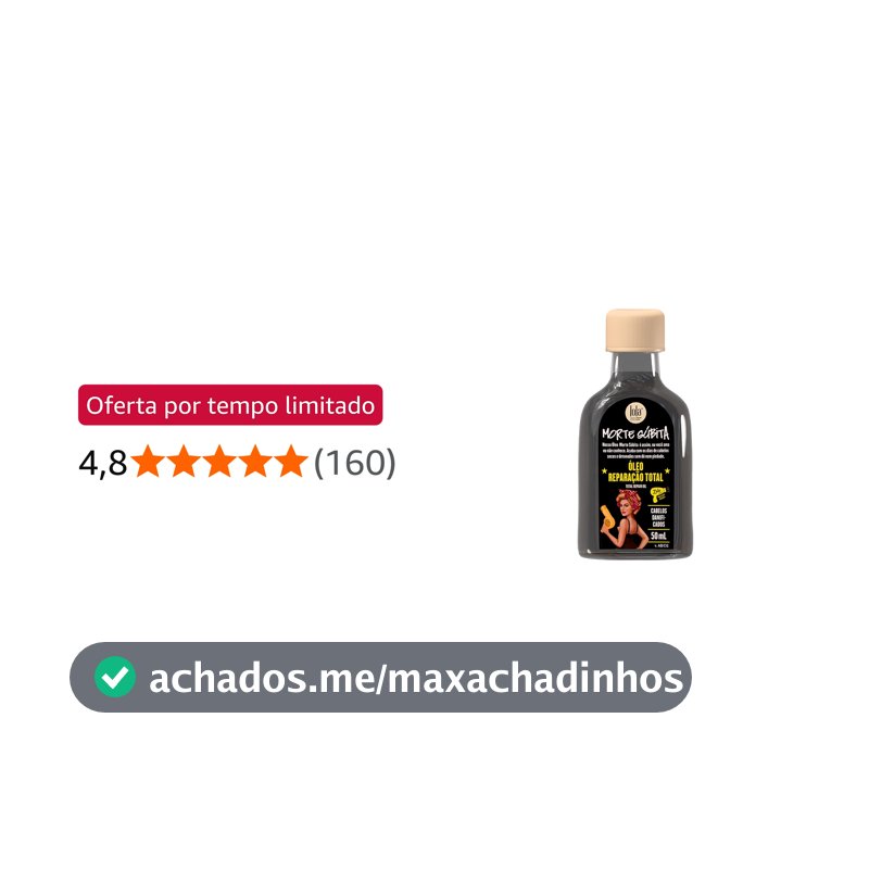 Lola From Rio Óleo Reparador Morte Súbita 50ml