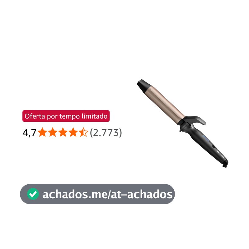 Vertix Modelador de Cachos Profissional Glam Edition X330 32mm X 130mm, Bivolt