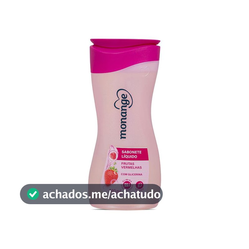 Monange Sabonete Líquido Frutas Vermelhas 240Ml