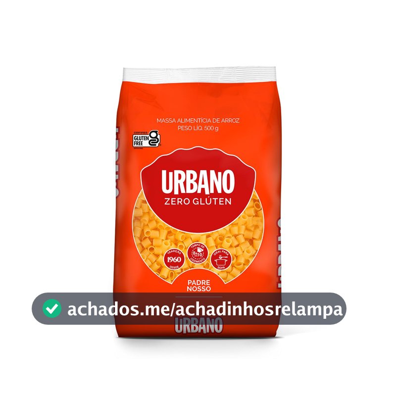 Urbano Macarrão de Arroz Padre Nosso Zero Glúten 500g