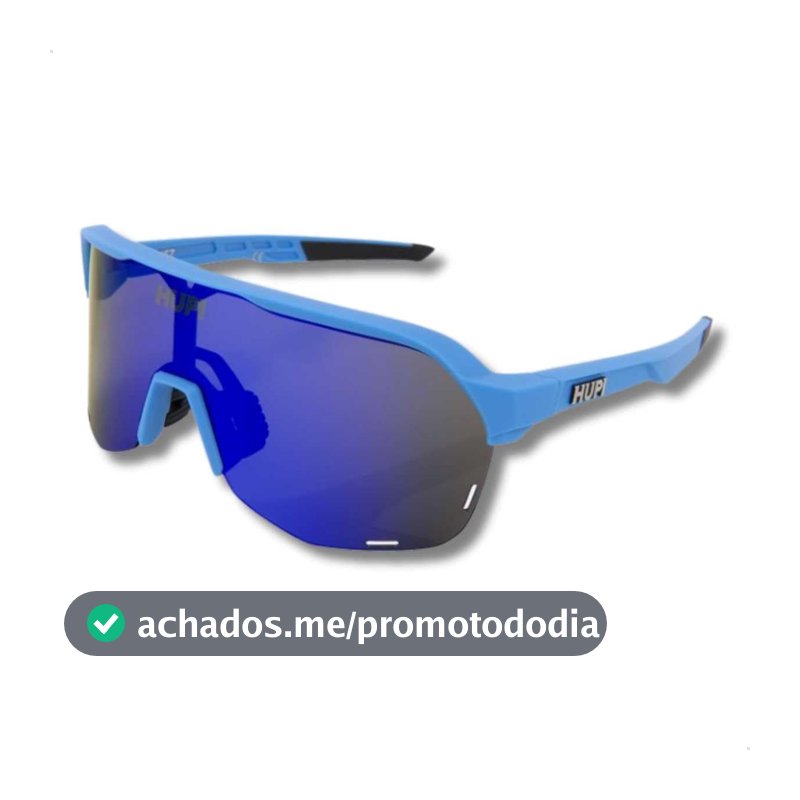 Óculos de Sol HUPI Huez Azul - Lente Azul Espelhado