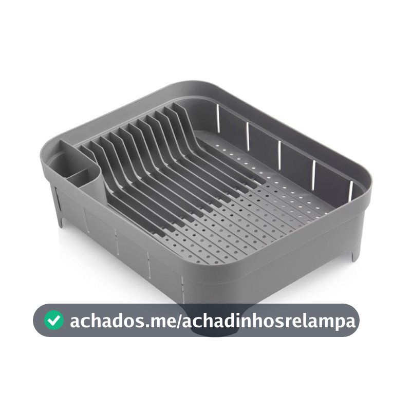 Ou Escorredor de Louças Chumbo Linha Trium
