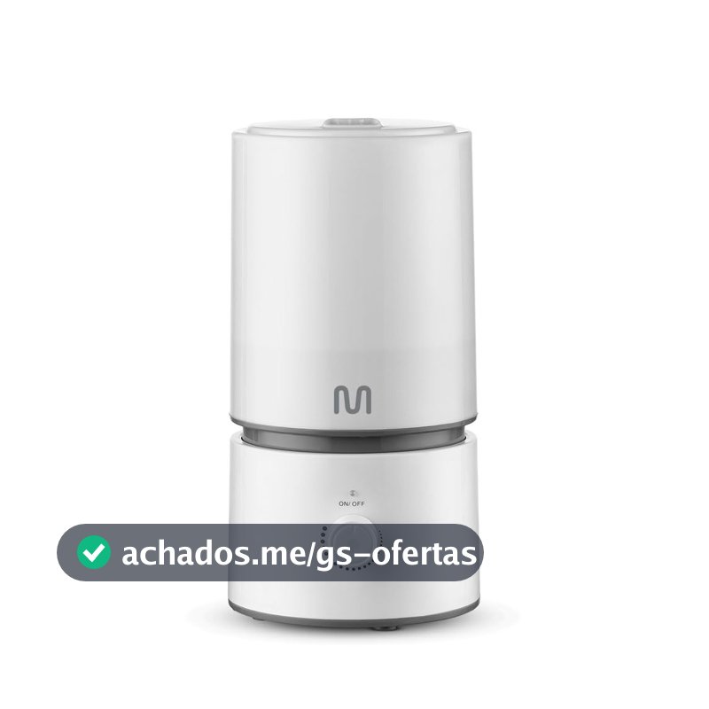 Umidificador Ultrassônico Easy Air 1.8L Branco Multi Saúde - HC290