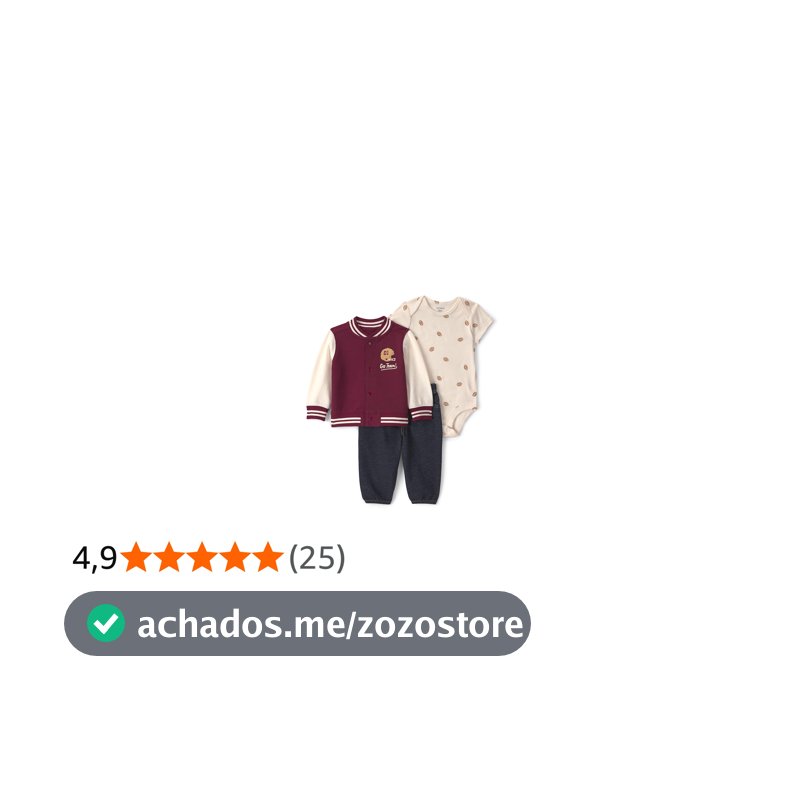 Conjunto de 3 peças de body e calça 3-piece Bodysuit Pant Sets Carter'sMeninos