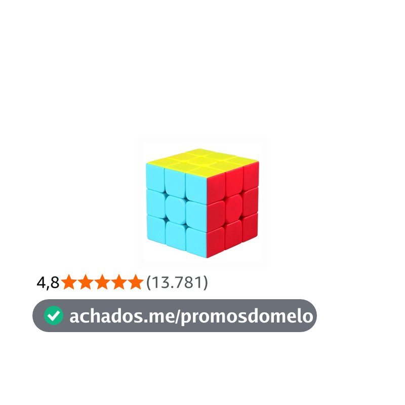 Cubo Mágico Profissional 3x3x3 Warrior W Stickerless