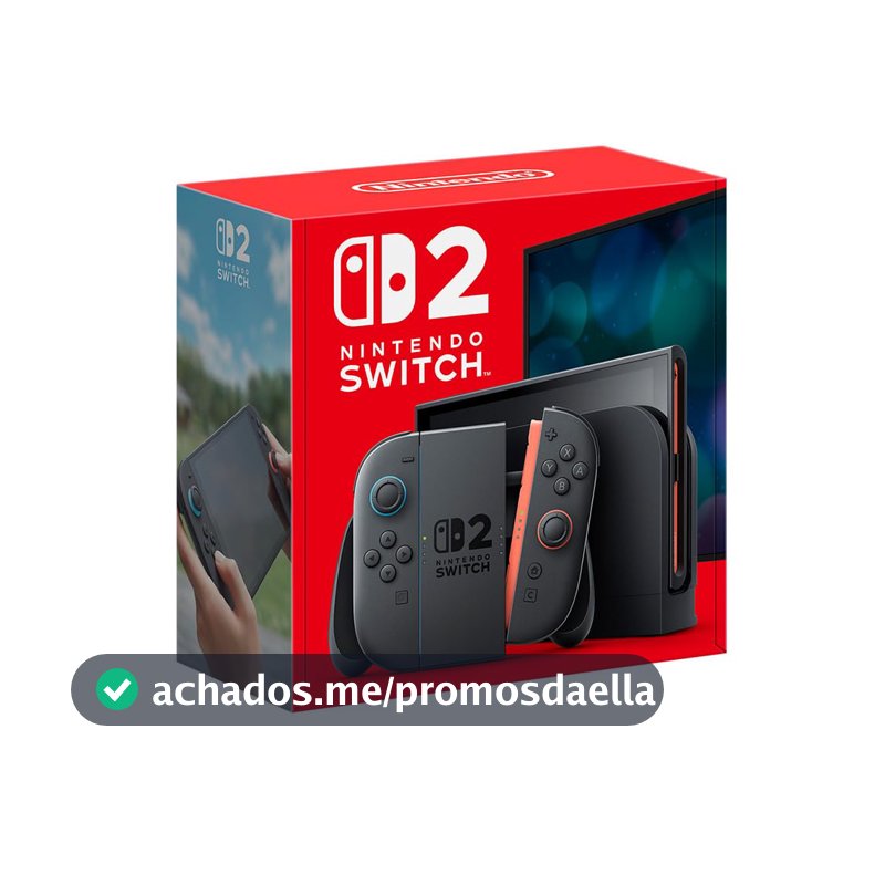 Console Nintendo Switch 2 - Modelo Nacional de Tomada