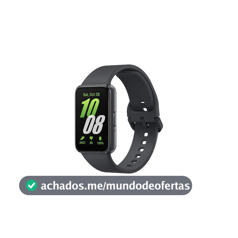 Smartwatch Samsung Galaxy Fit3 Display 1.6" Grafite