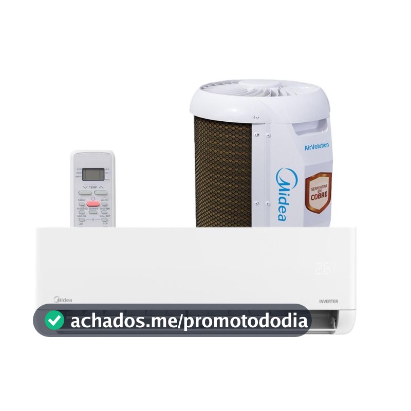 Ar Condicionado Split Inverter Midea Lite 12000 BTUs Frio 220V 38TBVCA12M5