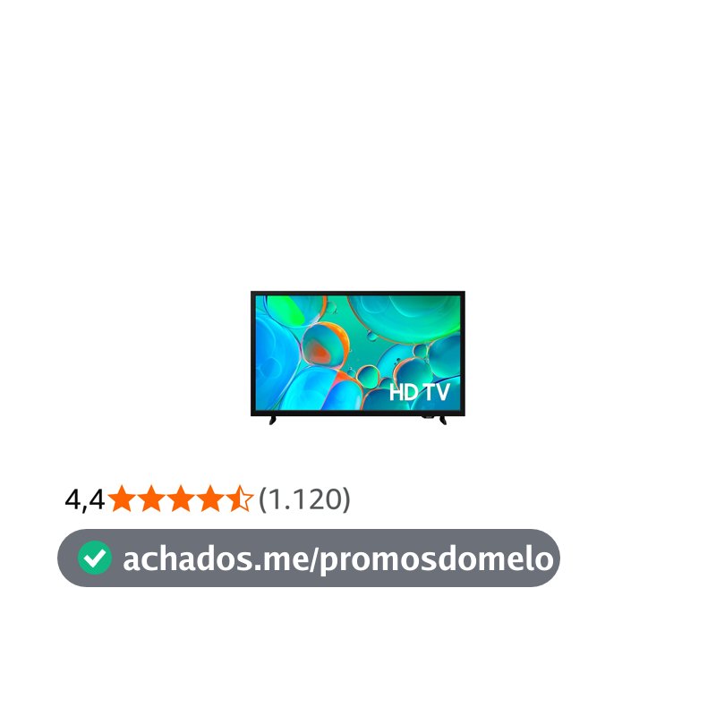 SMART TV SAMSUNG LED 32" HD LS32H5000FGXZD 2025 PLATAFORMA TIZEN BIVOLT