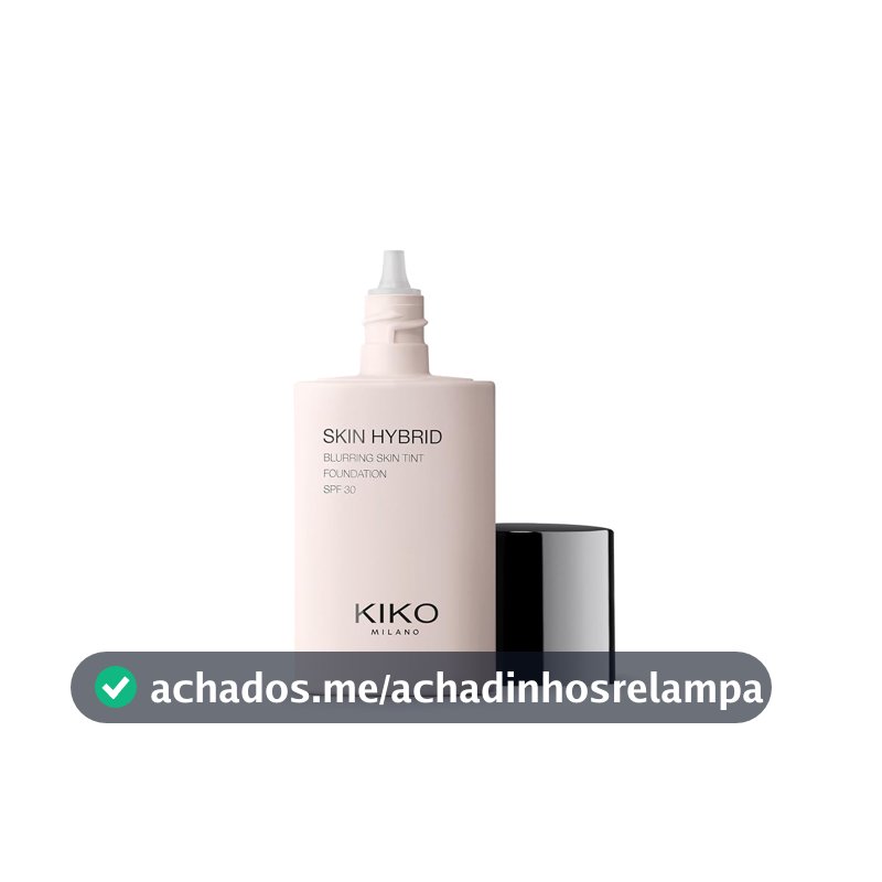 KIKO MILANO Skin Hybrid Blurring Skin Tint Foundation, Base Fluida para o Rosto com Efeito Blur,