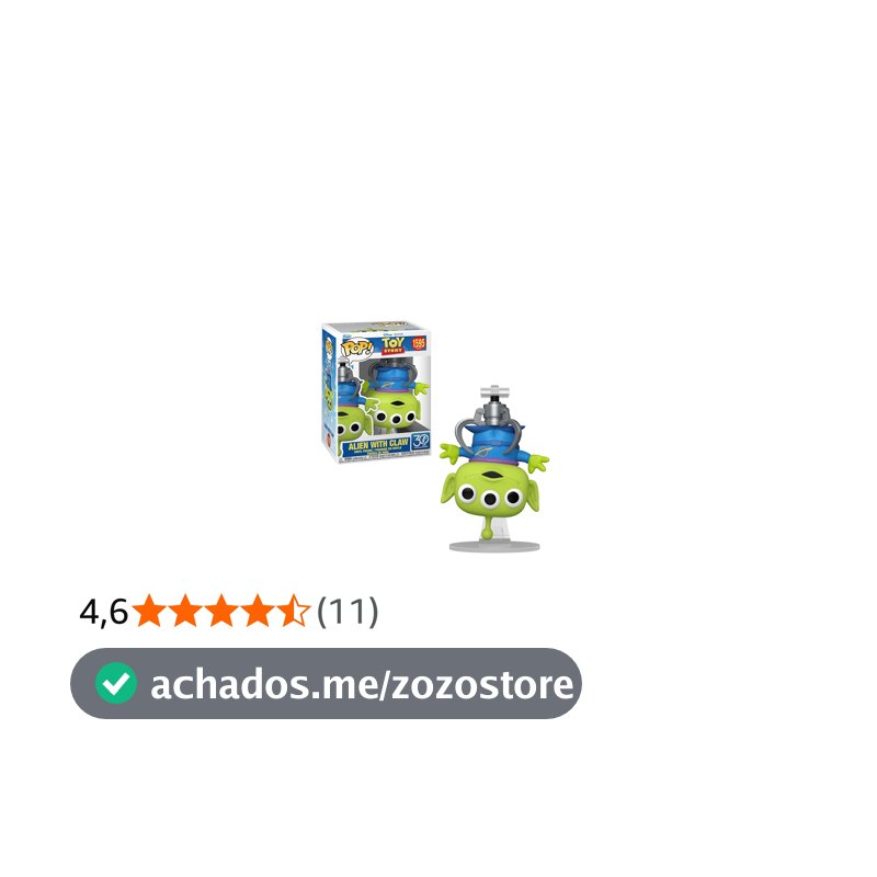 Candide, Boneco, Funko POP! E.T. com Garra, Disney Toy Story 30 Anos - 14 cm