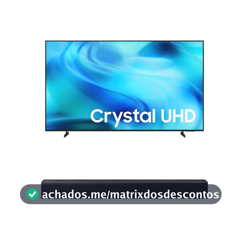 Samsung Combo Smart TV 70" Crystal UHD 4K 2026 + Soundbar Samsung HW-B400F