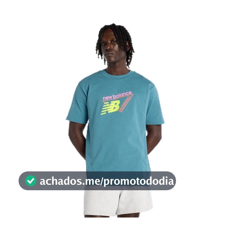Camiseta Masculina New Balance Classic Tri Logo