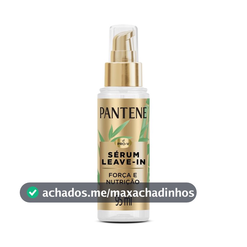 Pantene Sérum Leave-in Bambu Força Nutrição Controle de Frizz 95 ml