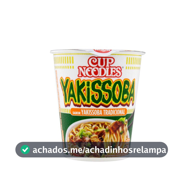 Nissin Cup Noodles Sabor Yakissoba 70G