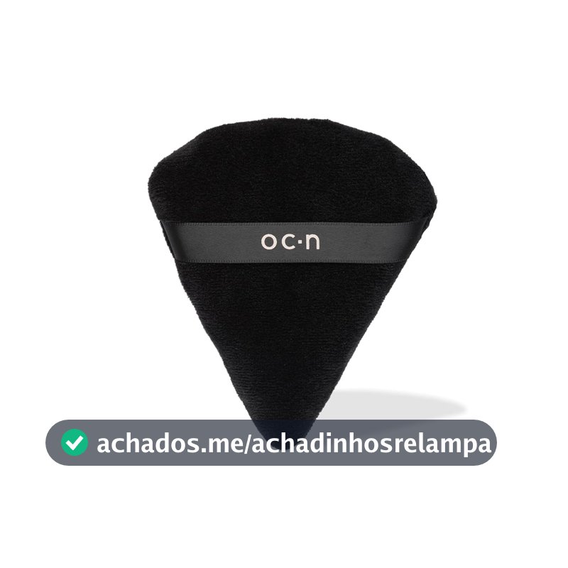 Oceane -Powder Puff - Esponja Para Acabamento./Preto