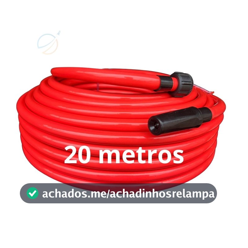 Mangueira de Jardim Premium Silicone 20 Metros 1/2 Polegada - Parade 2mm com Esguicho Regulável