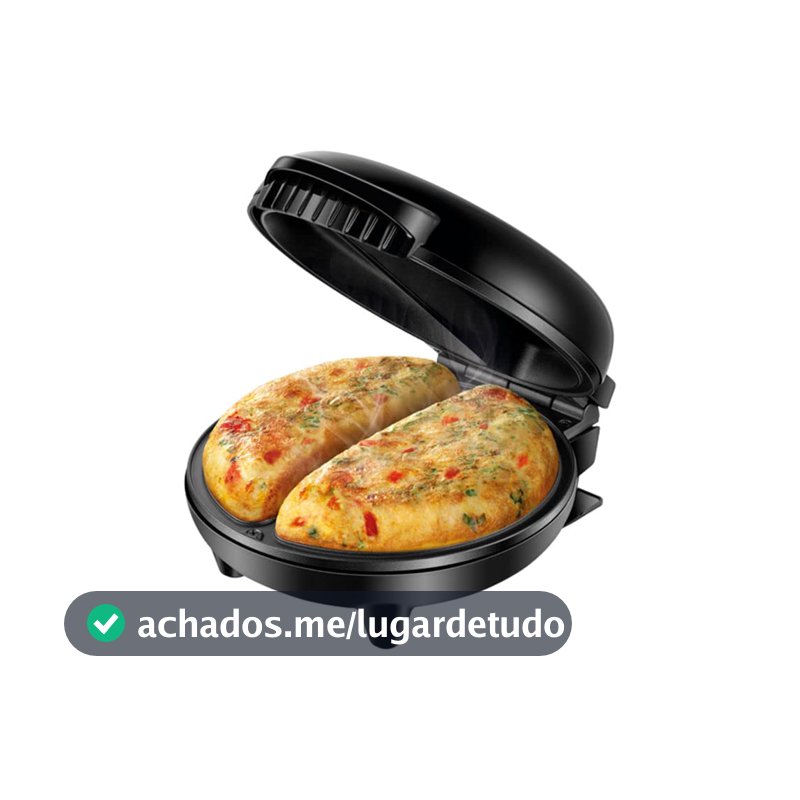 MONDIAL Omeleteira Easy Omelet, Preto, 800W, 110V - OM-02