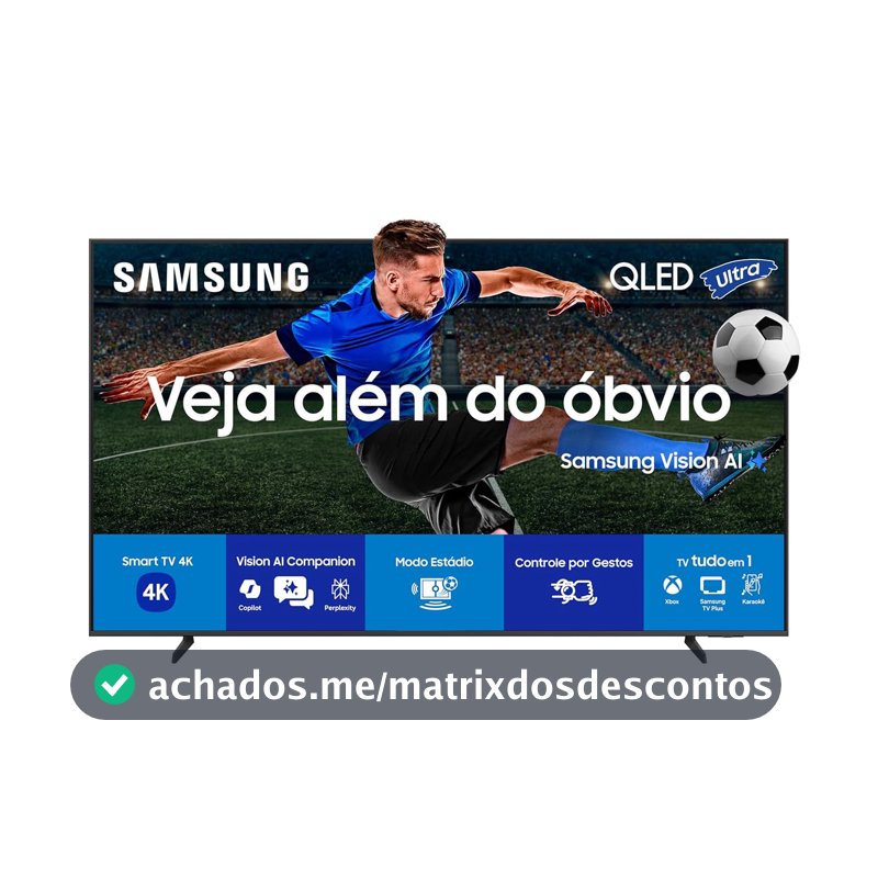 Samsung Vision AI TV 55" QLED ULTRA 4K QEF1 2025