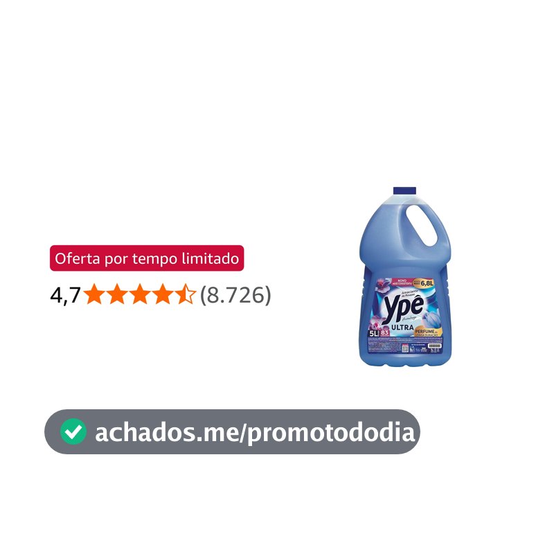 Ypê Amaciante Tradicional Aconchego 5L (Embalagem pode variar)