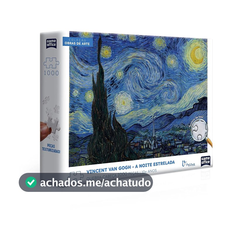 Toyster - Quebra-cabeça: Vincent Van Gogh - A Noite Estrelada - 1000 peças - Game Office